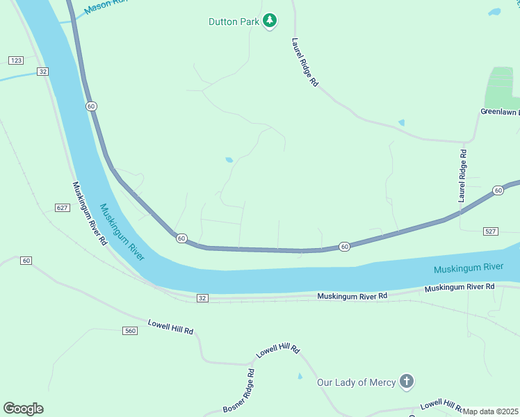 map of restaurants, bars, coffee shops, grocery stores, and more near 60 Rear SR in Lowell