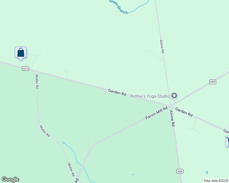 map of restaurants, bars, coffee shops, grocery stores, and more near County Highway 674 in Pittsgrove