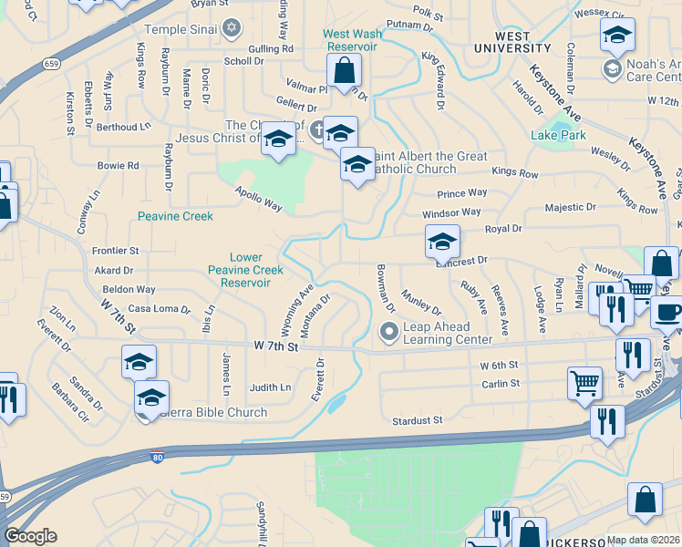 map of restaurants, bars, coffee shops, grocery stores, and more near 895 Montana Drive in Reno