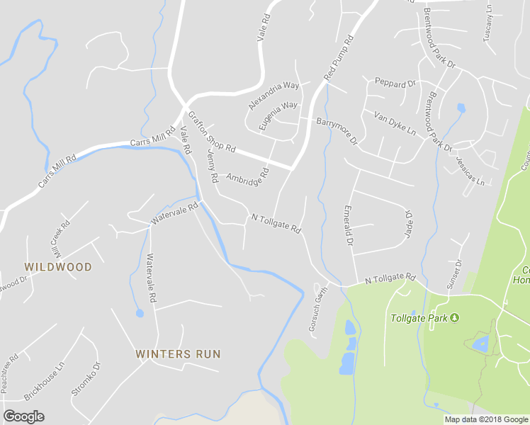 map of restaurants, bars, coffee shops, grocery stores, and more near 1203 North Tollgate Road in Bel Air