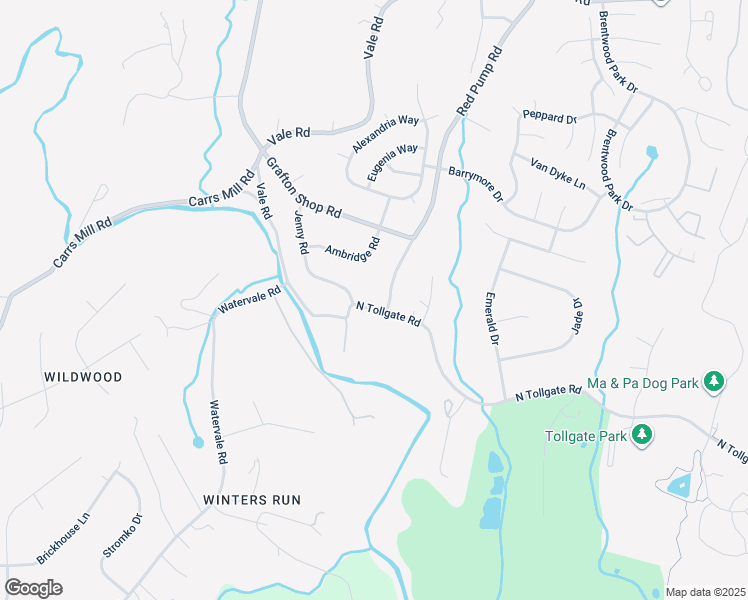 map of restaurants, bars, coffee shops, grocery stores, and more near 1203 North Tollgate Road in Bel Air