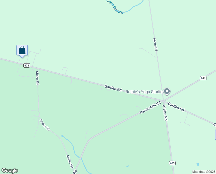 map of restaurants, bars, coffee shops, grocery stores, and more near County Highway 674 in Pittsgrove