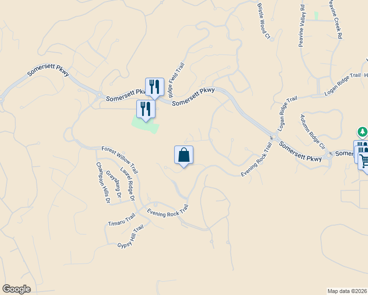 map of restaurants, bars, coffee shops, grocery stores, and more near 8300 Fairway Ridge Court in Reno