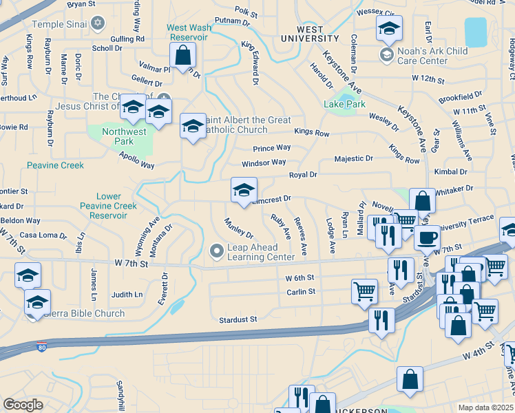 map of restaurants, bars, coffee shops, grocery stores, and more near 855 Mc Donald Drive in Reno