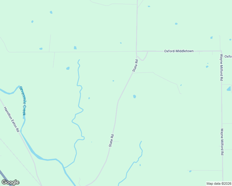 map of restaurants, bars, coffee shops, grocery stores, and more near 5793 State Road in Hamilton