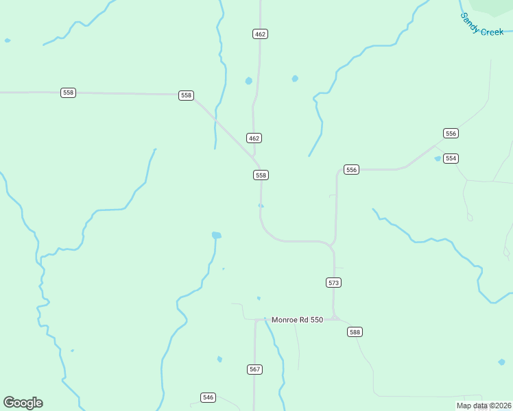 map of restaurants, bars, coffee shops, grocery stores, and more near 38512 Monroe Road 556 in Stoutsville