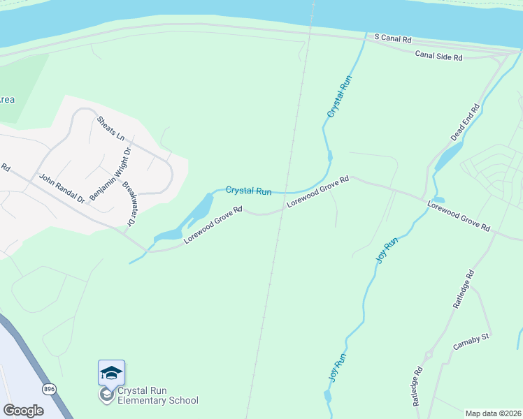 map of restaurants, bars, coffee shops, grocery stores, and more near 1315 Lorewood Grove Road in Middletown