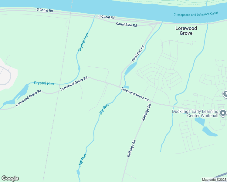 map of restaurants, bars, coffee shops, grocery stores, and more near 1036 Lorewood Grove Road in Middletown