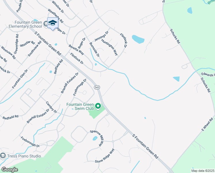 map of restaurants, bars, coffee shops, grocery stores, and more near 1613 Shady Tree Court in Bel Air