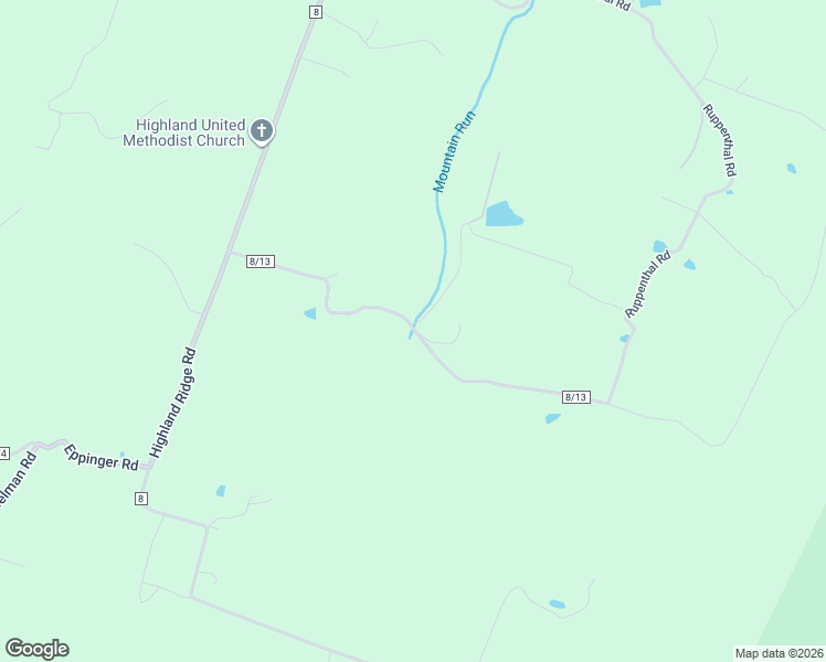 map of restaurants, bars, coffee shops, grocery stores, and more near Lineweaver Road in Berkeley Springs