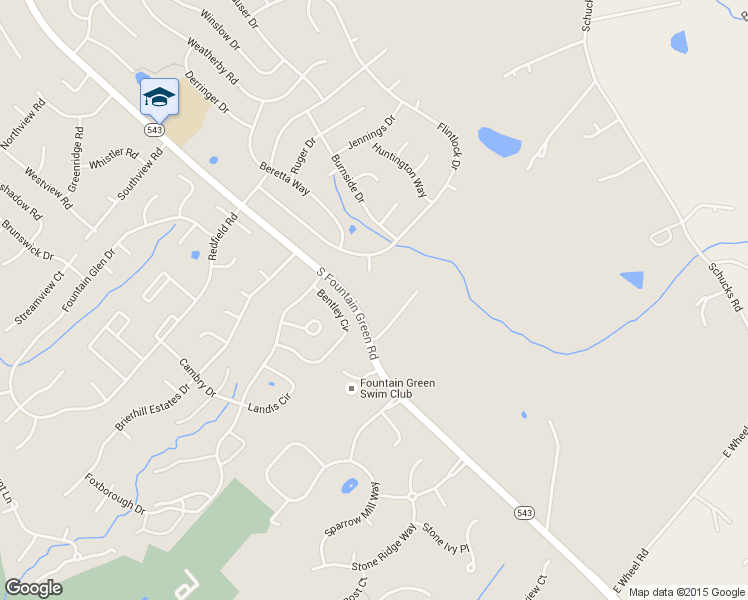 map of restaurants, bars, coffee shops, grocery stores, and more near 907 South Fountain Green Road in Bel Air