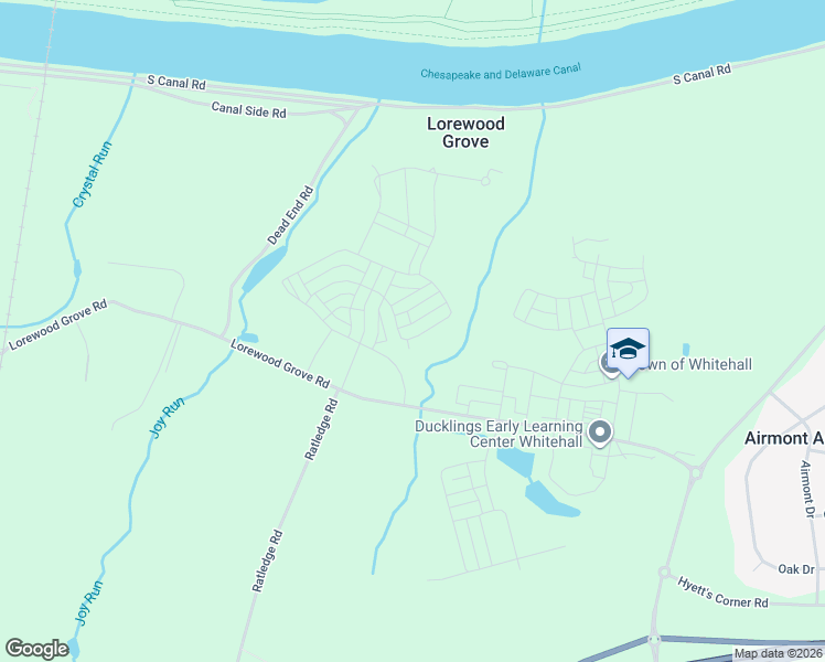 map of restaurants, bars, coffee shops, grocery stores, and more near 1913 Gladys Street in Middletown