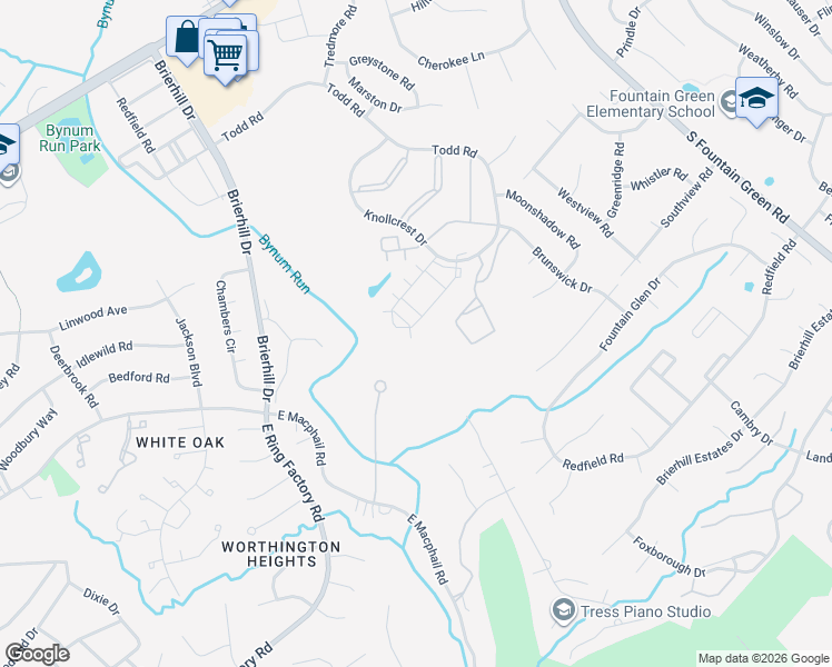 map of restaurants, bars, coffee shops, grocery stores, and more near 1797 Selvin Drive in Bel Air