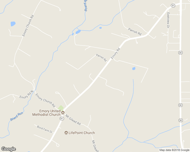 map of restaurants, bars, coffee shops, grocery stores, and more near 5802 Emory Road in Upperco