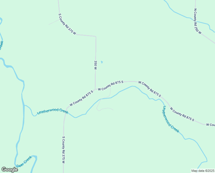 map of restaurants, bars, coffee shops, grocery stores, and more near 875 South in Reelsville