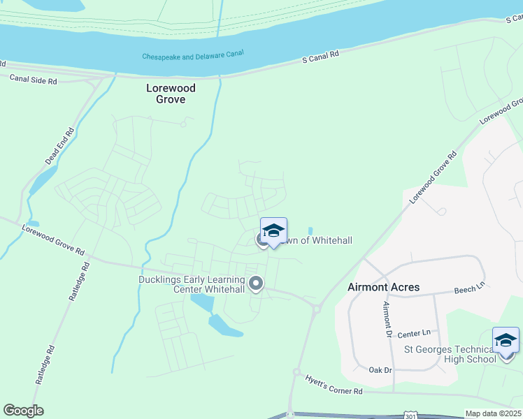 map of restaurants, bars, coffee shops, grocery stores, and more near 848 Mapleton Avenue in Middletown