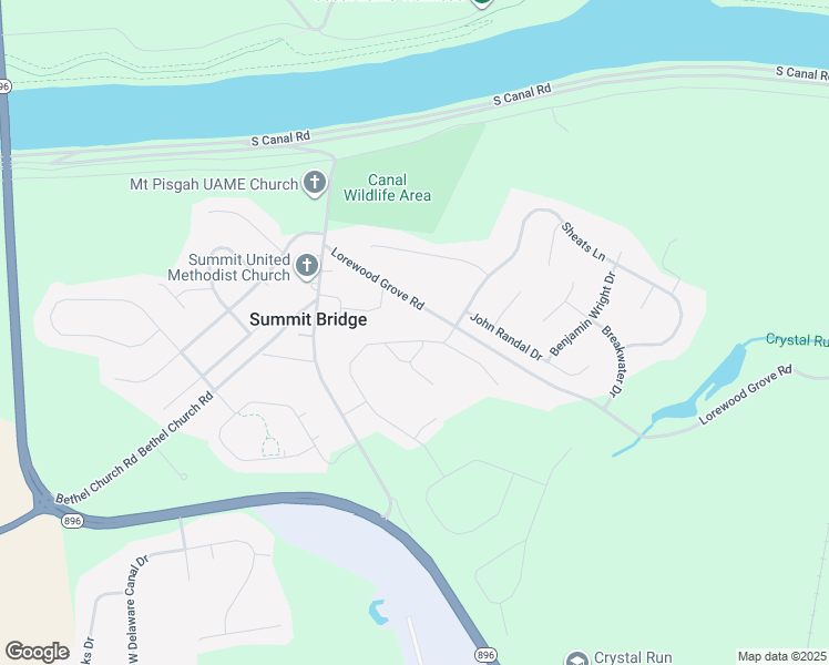 map of restaurants, bars, coffee shops, grocery stores, and more near 1542 Lorewood Grove Road in Middletown