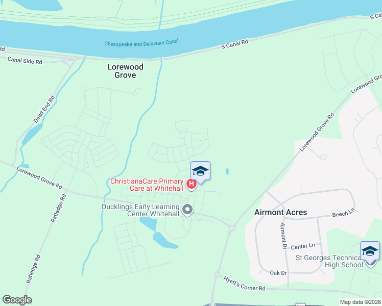 map of restaurants, bars, coffee shops, grocery stores, and more near 848 Mapleton Avenue in Middletown