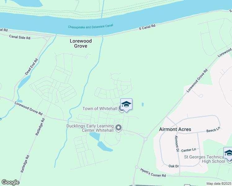 map of restaurants, bars, coffee shops, grocery stores, and more near 853 Mapleton Avenue in Middletown