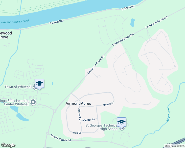 map of restaurants, bars, coffee shops, grocery stores, and more near 776 Lorewood Grove Road in Middletown