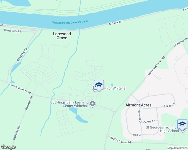 map of restaurants, bars, coffee shops, grocery stores, and more near 848 Mapleton Avenue in Middletown