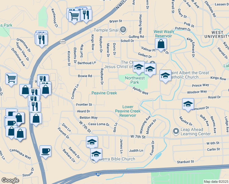 map of restaurants, bars, coffee shops, grocery stores, and more near 3040 Slater Avenue in Reno