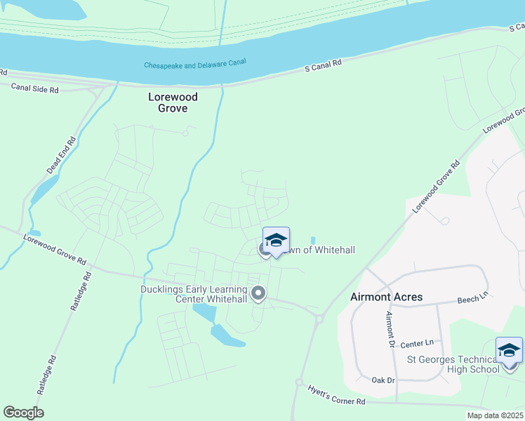 map of restaurants, bars, coffee shops, grocery stores, and more near 848 Mapleton Avenue in Middletown