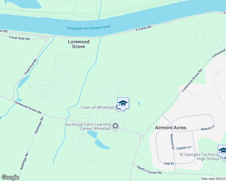 map of restaurants, bars, coffee shops, grocery stores, and more near 853 Mapleton Avenue in Middletown