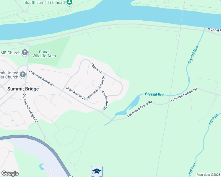 map of restaurants, bars, coffee shops, grocery stores, and more near 504 Glenwood Court in Middletown