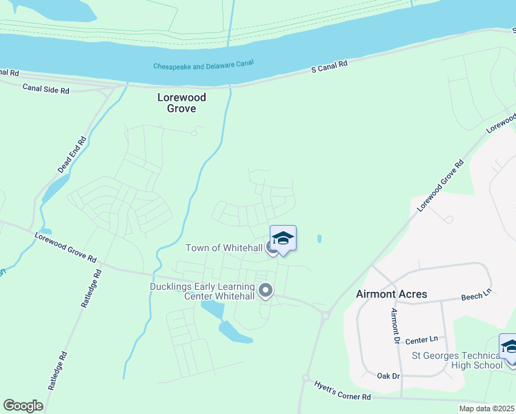 map of restaurants, bars, coffee shops, grocery stores, and more near 853 Mapleton Avenue in Middletown