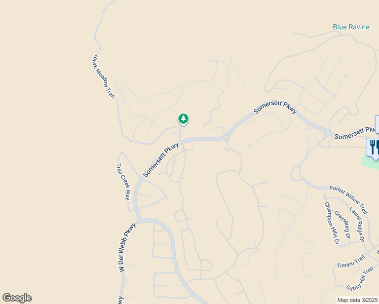 map of restaurants, bars, coffee shops, grocery stores, and more near 2310 Tara Ridge Trail in Reno