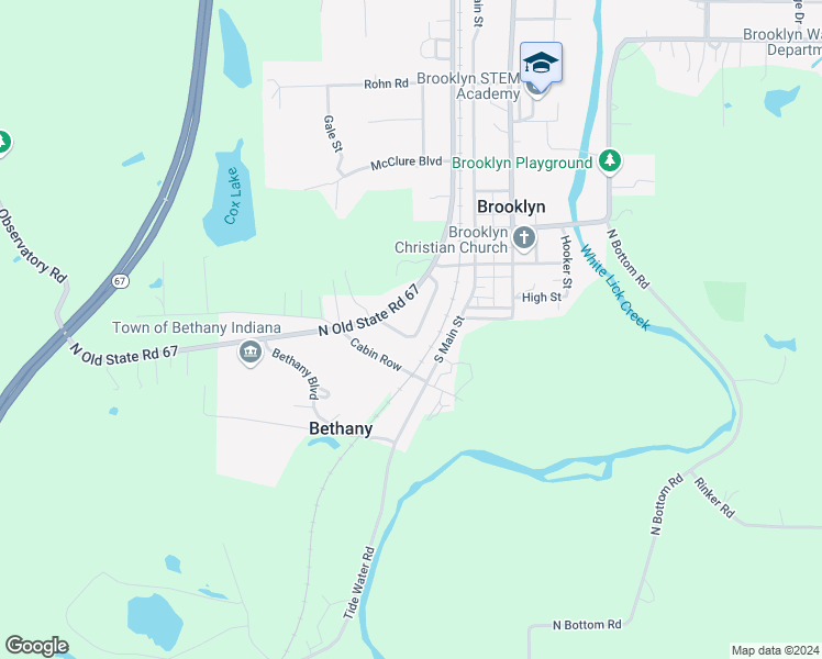map of restaurants, bars, coffee shops, grocery stores, and more near 64 Endsley Drive in Mooresville