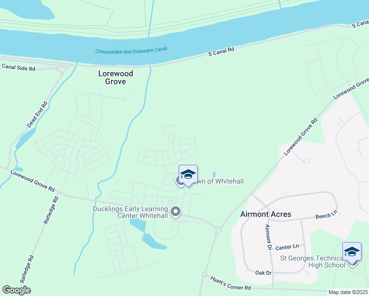 map of restaurants, bars, coffee shops, grocery stores, and more near 848 Mapleton Avenue in Middletown