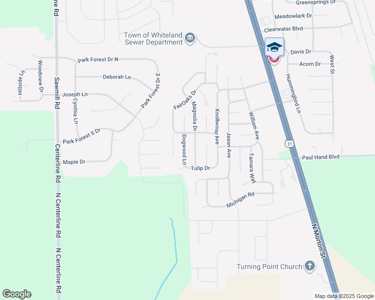map of restaurants, bars, coffee shops, grocery stores, and more near 4029 Dogwood Lane in Franklin