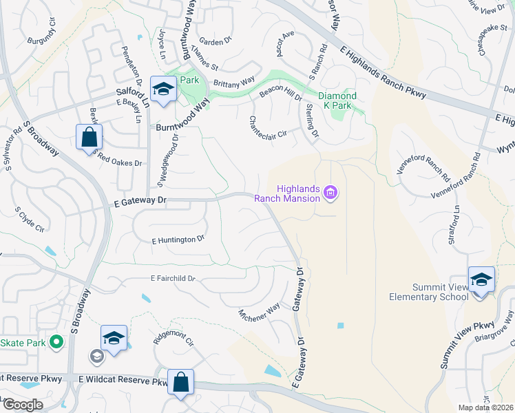 map of restaurants, bars, coffee shops, grocery stores, and more near 1151 Phipps Place in Littleton