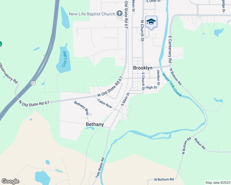 map of restaurants, bars, coffee shops, grocery stores, and more near 64 Endsley Drive in Mooresville