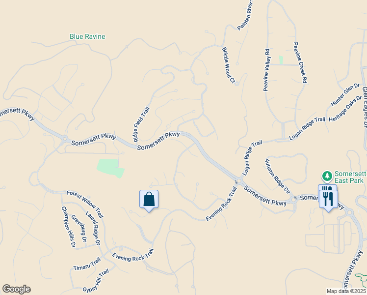 map of restaurants, bars, coffee shops, grocery stores, and more near 8200 Antler Pointe Court in Reno