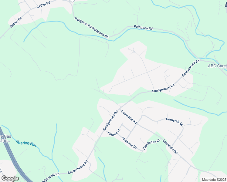 map of restaurants, bars, coffee shops, grocery stores, and more near 2484 Lewis Lane in Finksburg