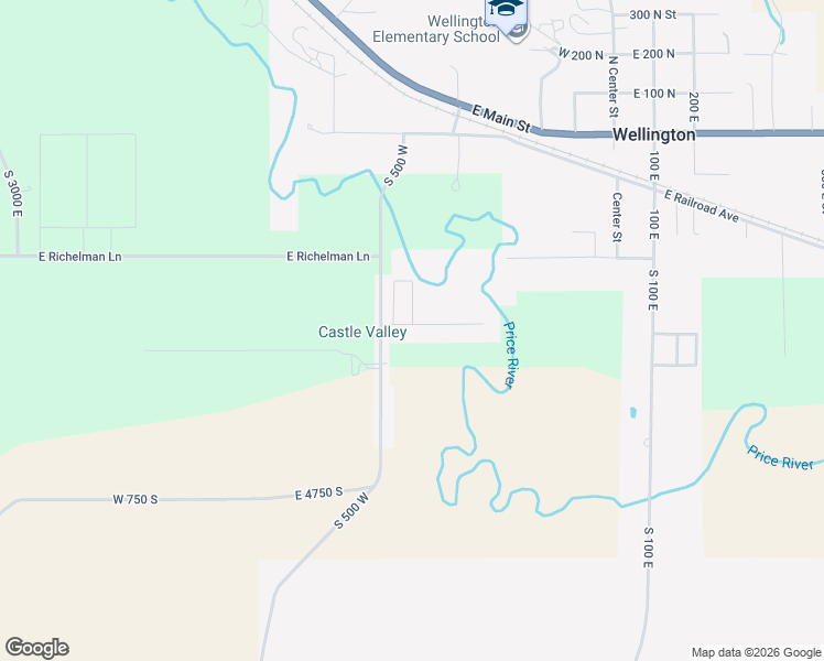 map of restaurants, bars, coffee shops, grocery stores, and more near 446 Riverside Drive in Wellington