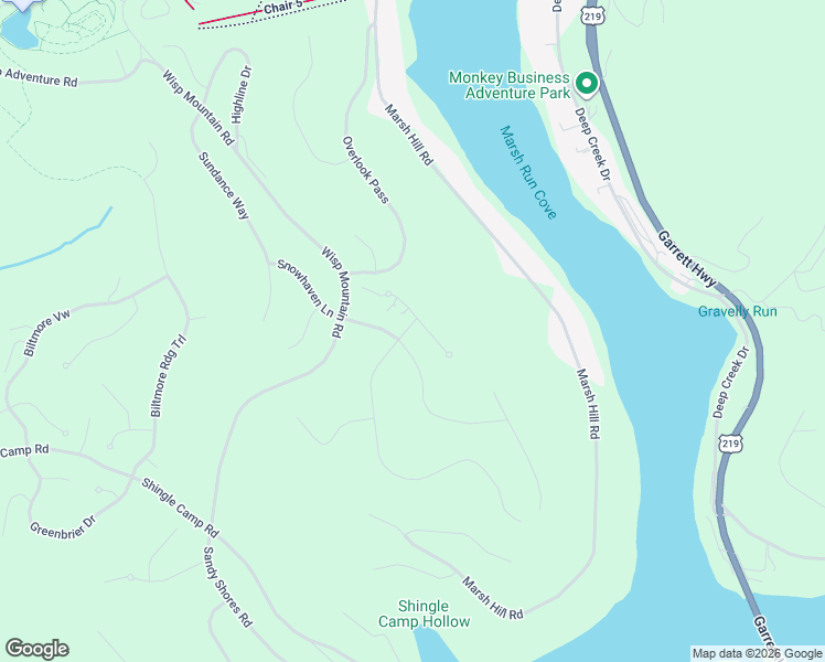 map of restaurants, bars, coffee shops, grocery stores, and more near 5 Parkside North Court in McHenry