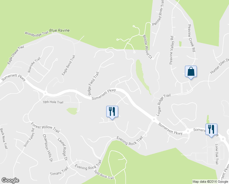 map of restaurants, bars, coffee shops, grocery stores, and more near 8245 Antler Pointe Court in Reno