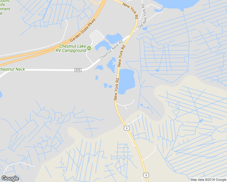 map of restaurants, bars, coffee shops, grocery stores, and more near 39 New York Road in Port Republic
