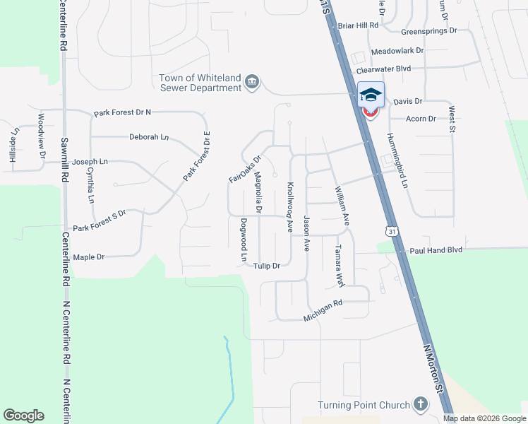 map of restaurants, bars, coffee shops, grocery stores, and more near 4059 Magnolia Drive in Franklin