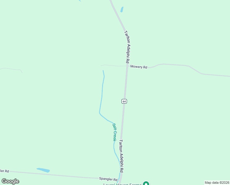 map of restaurants, bars, coffee shops, grocery stores, and more near 26351 Tarlton Adelphi Road in Laurelville