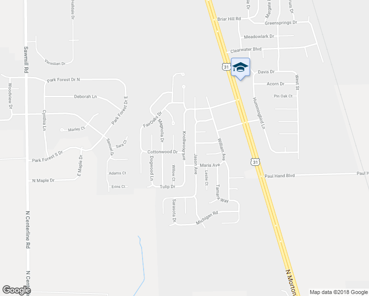 map of restaurants, bars, coffee shops, grocery stores, and more near 4058 Knollwood Avenue in Franklin