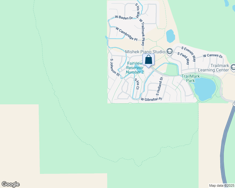 map of restaurants, bars, coffee shops, grocery stores, and more near 9856 West Freiburg Drive in Littleton