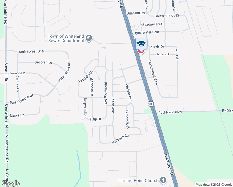 map of restaurants, bars, coffee shops, grocery stores, and more near 1481 Rebecca Lane in Franklin