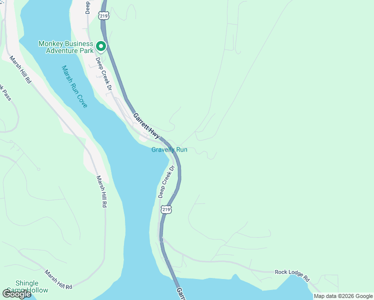 map of restaurants, bars, coffee shops, grocery stores, and more near 76 Gravelly Run Road in McHenry