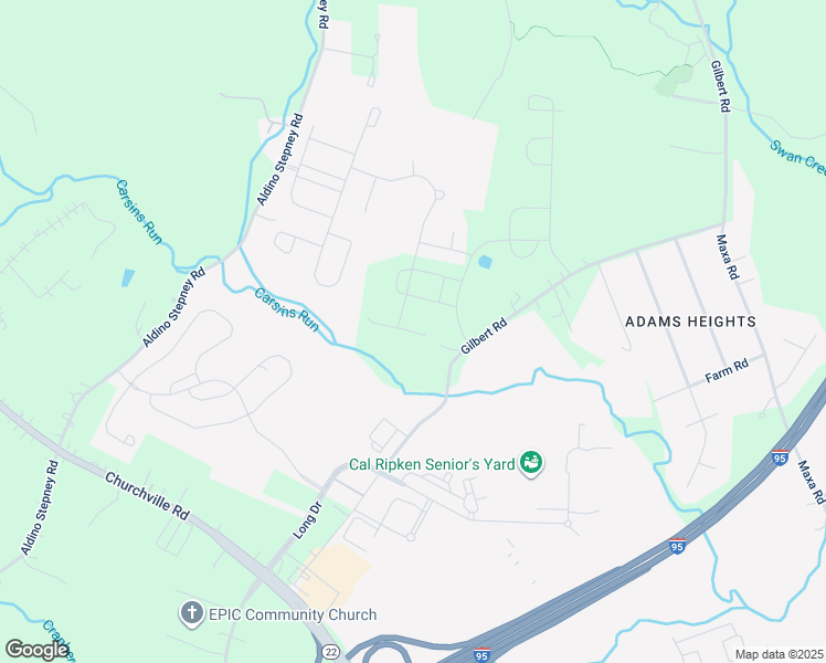 map of restaurants, bars, coffee shops, grocery stores, and more near Dexter Court in Aberdeen