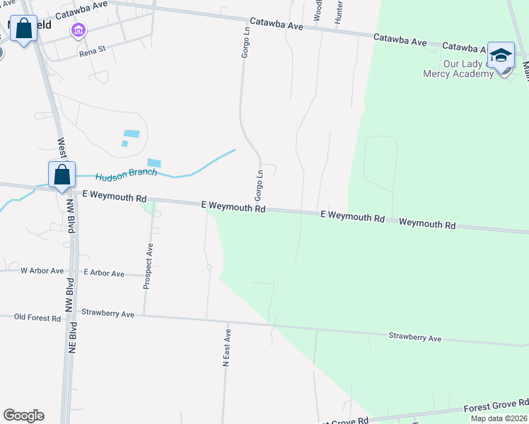 map of restaurants, bars, coffee shops, grocery stores, and more near 337 East Weymouth Road in Vineland